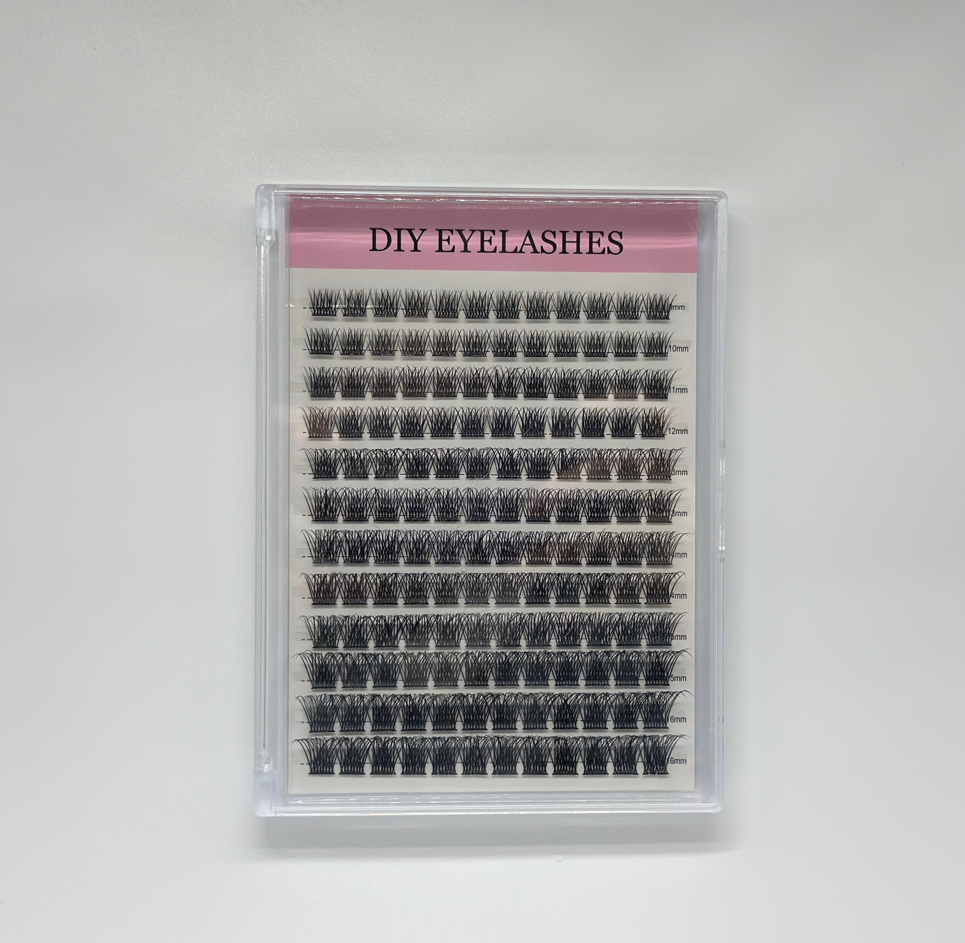 144 Pcs Segmental False Eyelashes, Messy & Thick Style, Naturally Enlarge Eyes
