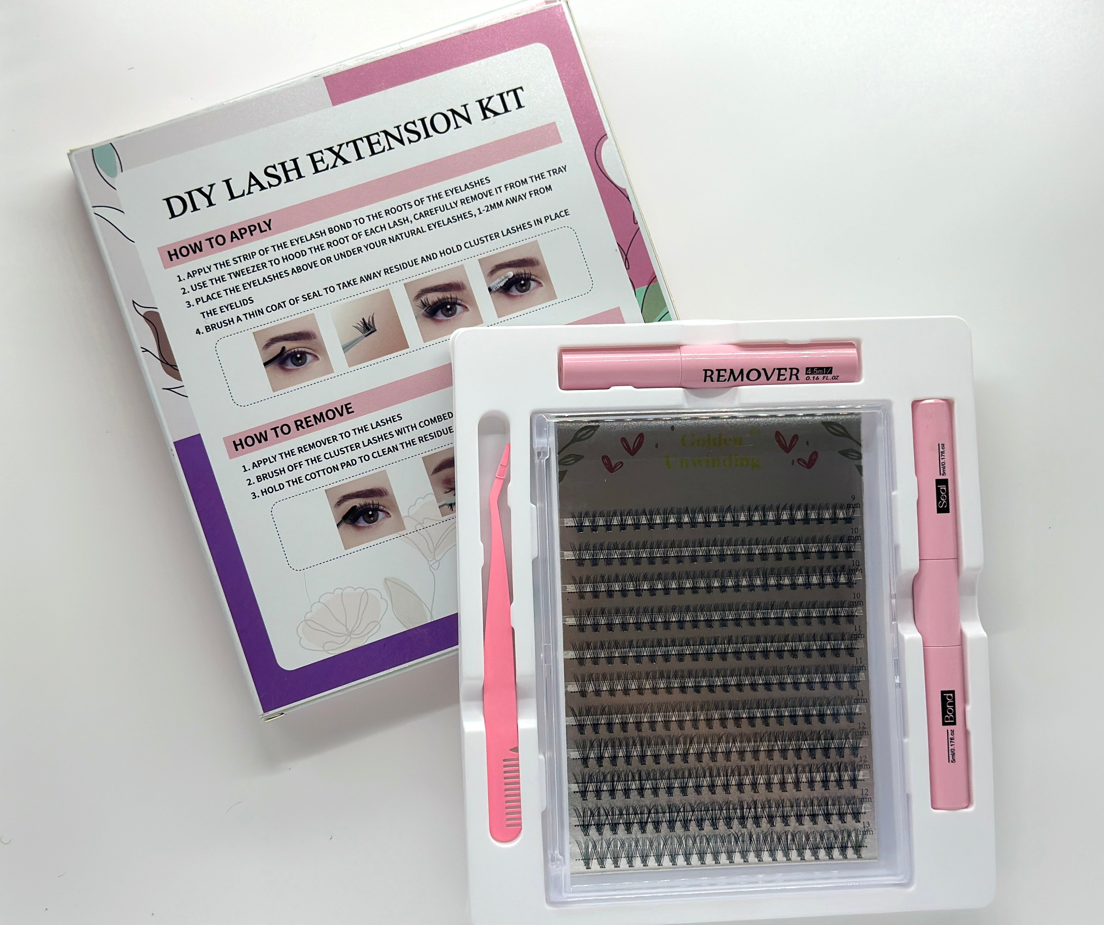 Large-Capacity DIY False Eyelashes - 220 Clusters for Customized Looks