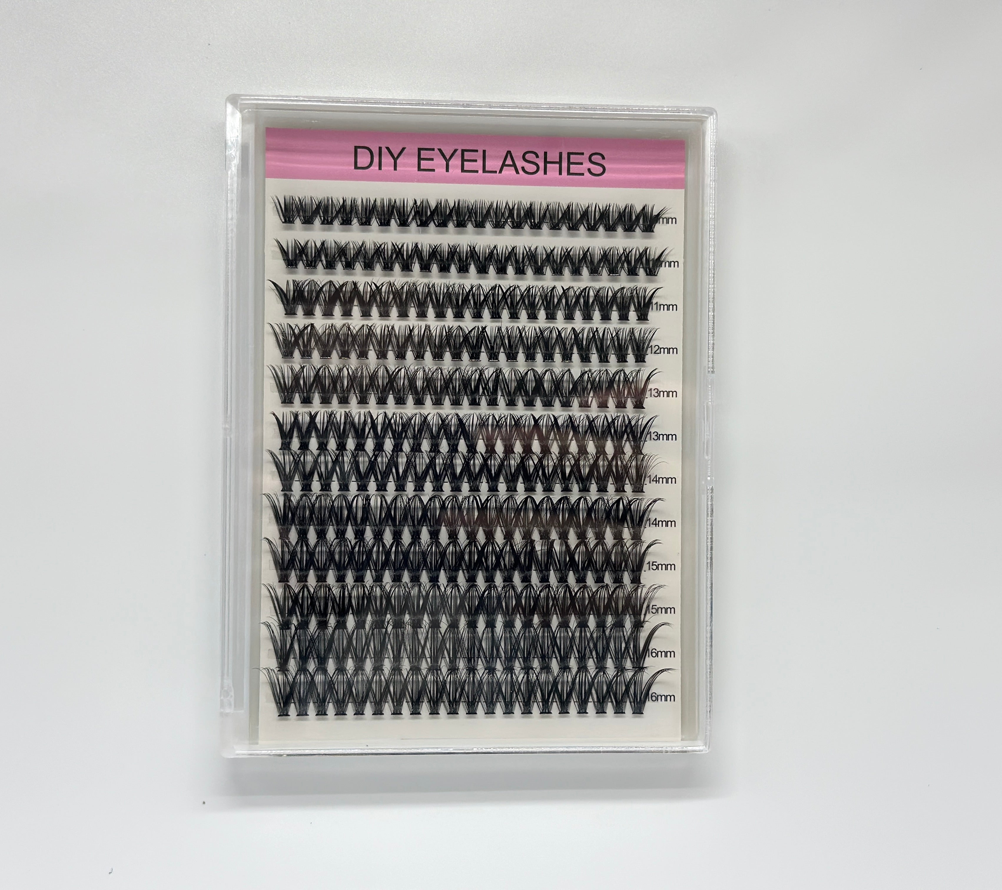 Dense Style DIY False Eyelashes - 240 Clusters for Customized Volume