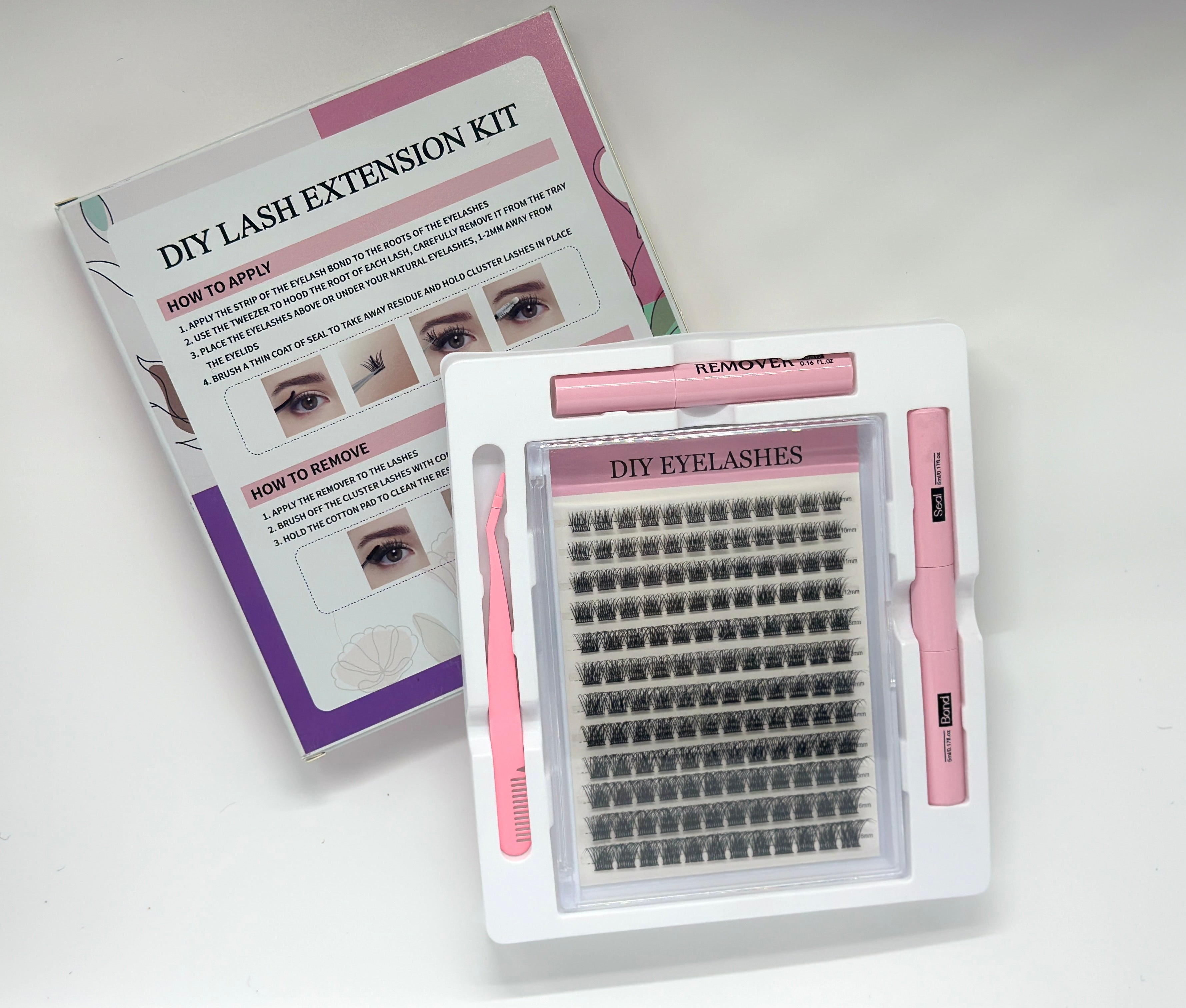 144 Pcs Segmental False Eyelashes, Messy & Thick Style, Naturally Enlarge Eyes