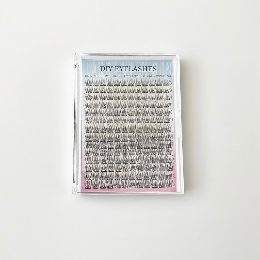 Sectioned Natural & Long False Eyelashes, Mermaid Style, DIY - Friendly for Mix & Match, Meets Daily Eye Makeup Needs